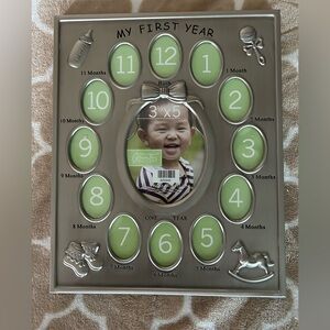 Baby’s First Year Picture Frame Multi Photo -Green Tree Gallery-